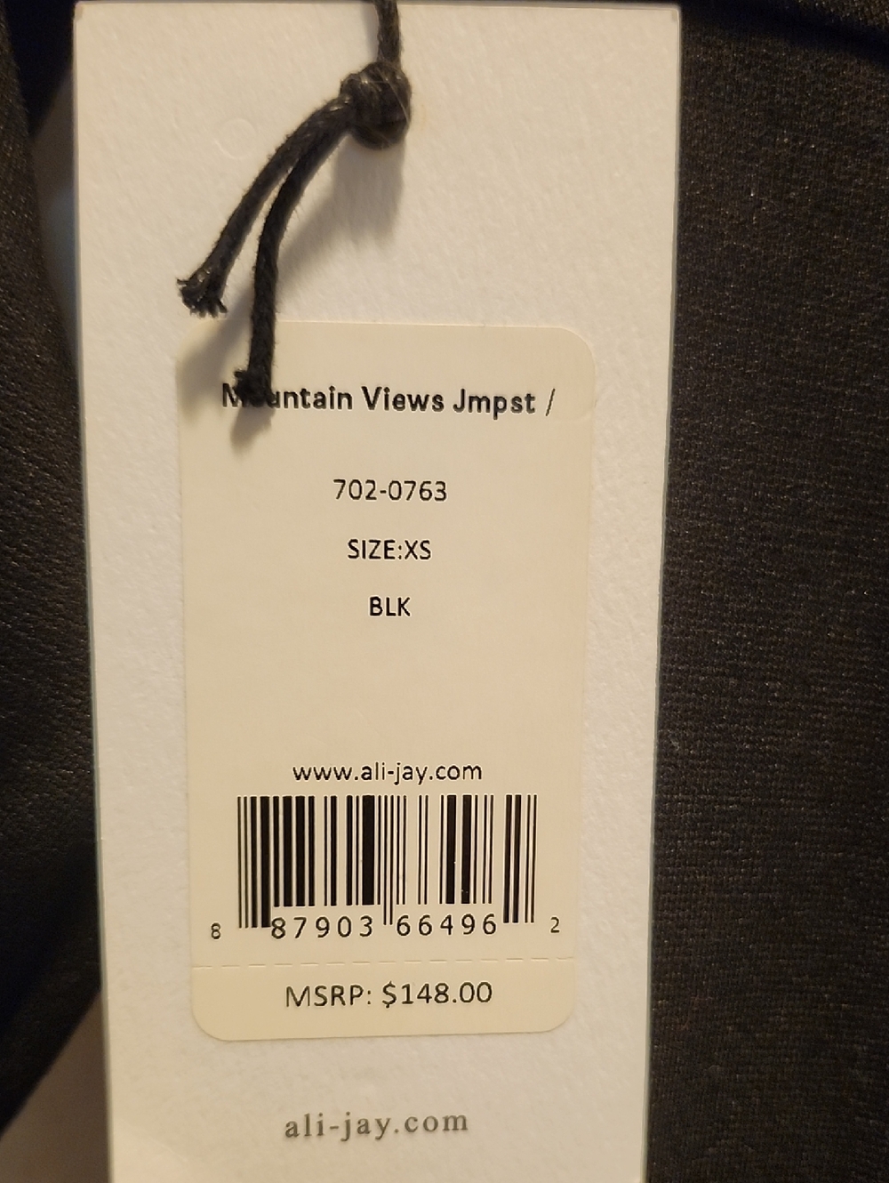 NWT! Ali & Jay Mountain Views Ruched Jumpsuit XS Black - Picture 4 of 12